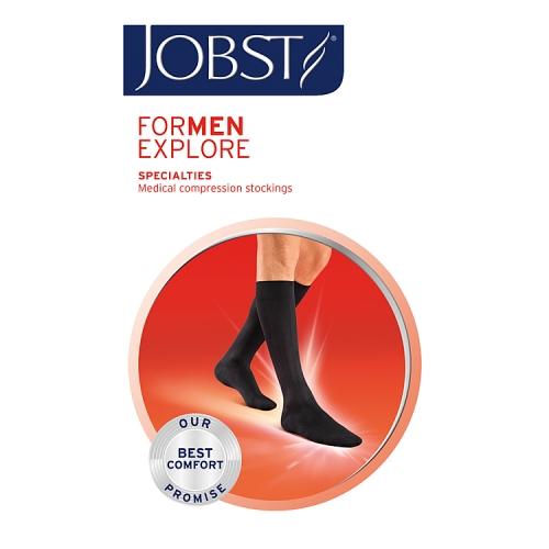 JOBST FORMEN EXPLORE podkolan&oacute;wki uciskowe CCL1 granatowy, rozmiar 4 ZP
