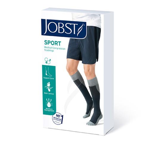 JOBST SPORT Podkolan&oacute;wki uciskowe CCL2 grafitowe r. XL ZP