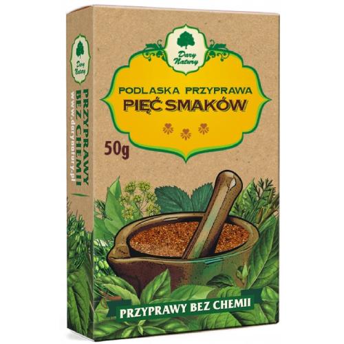 Zdjęcie produktu - DARY NATURY Podlaska przyprawa 5 smak&oacute;w, 50g