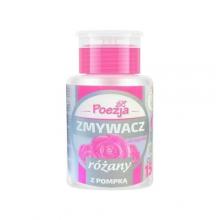 Zdjęcie produktu - Poezja Zmywacz do paznokci r&oacute;żany z pompką, 150ml