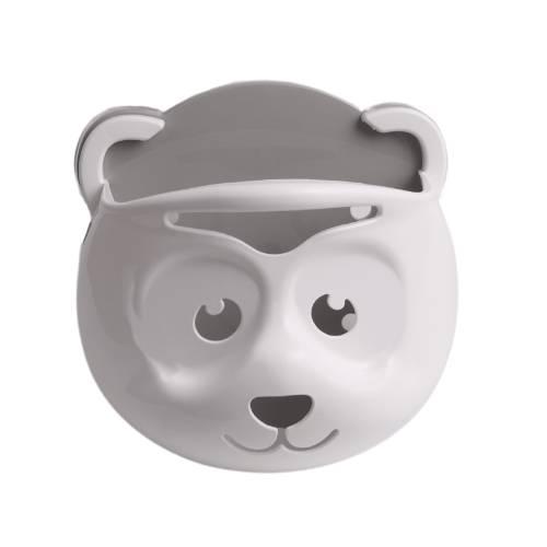 Zdjęcie produktu - Maltex Organizer na zabawki Panda biały/szary