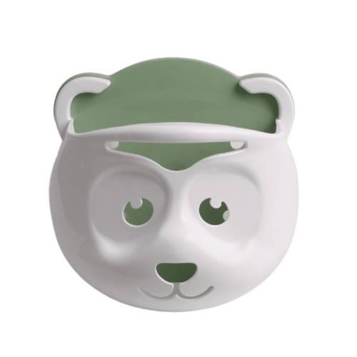 Maltex Organizer na zabawki Panda biały/zielony