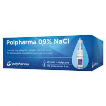 Zdjęcie produktu - Polpharma 0,9% Nacl Izotoniczny, sterylny roztw&oacute;r chlorku sodu, 5mlx120poj. USZKODZONE OPAKOWANIE