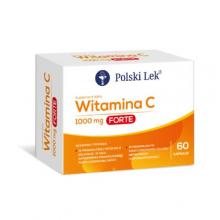 Zdjęcie produktu - POLSKI LEK Witamina C 1000mg Forte, 60 kaps.