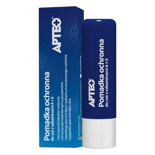 Zdjęcie produktu - APTEO Pomadka ochronna z witaminami A+E, 4.9g