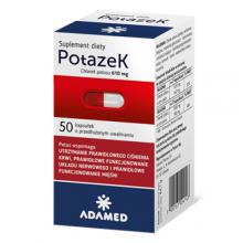 Zdjęcie produktu - POTAZEK+ chlorek potasu, 50 kapsułek