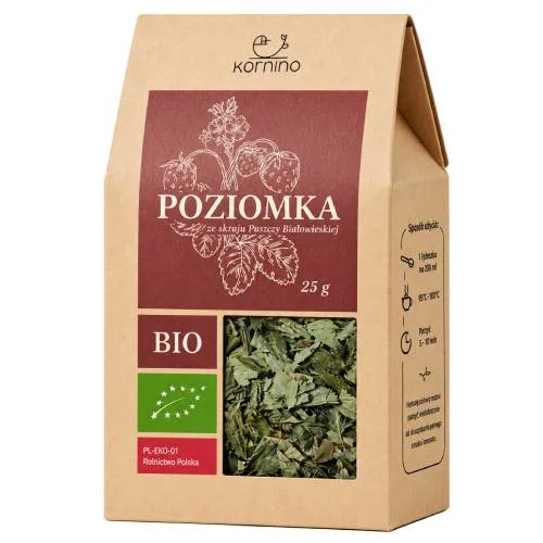 Zdjęcie produktu - Kornino Poziomka ekologiczna, 25 g