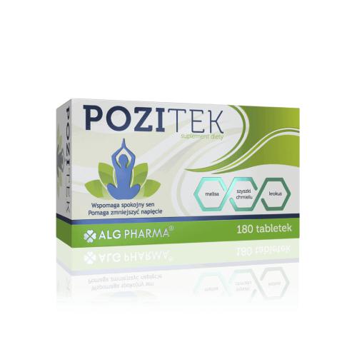 Zdjęcie produktu - Pozitek ALG Pharma, 180 tabletek