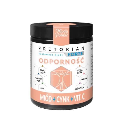 Zdjęcie produktu - Miody Polskie Pretorian Forte Odporność, 240g