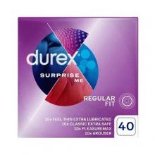 Zdjęcie produktu - Prezerwatywy Durex Surprise Me, 40 szt.