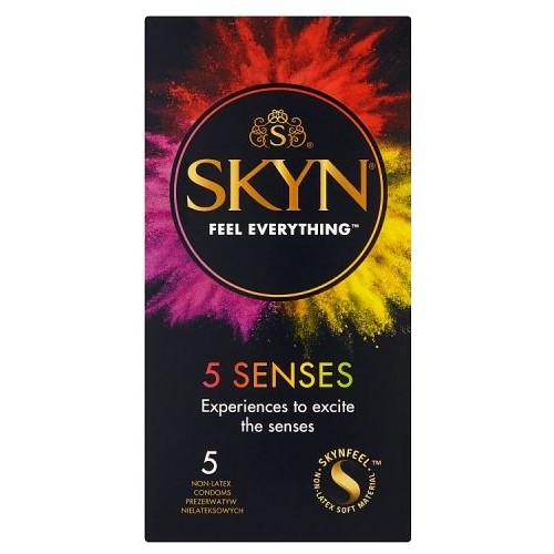 Zdjęcie produktu - Prezerwatywy UNIMIL SKYN 5 SENSES, 5szt.