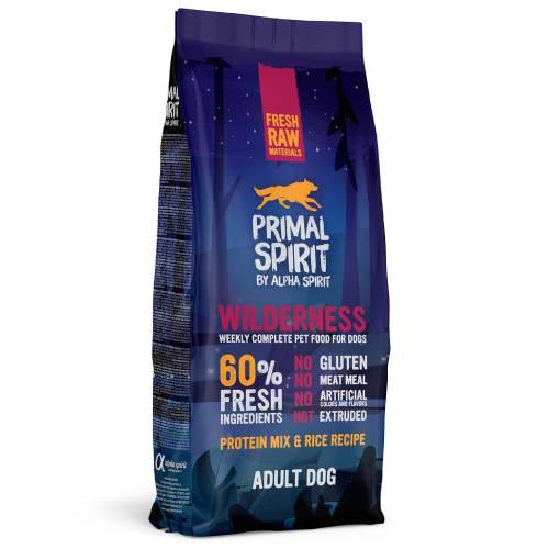 Zdjęcie produktu - Primal Spirit Karma sucha dla psa 60% Wilderness (dorosły), 12 kg