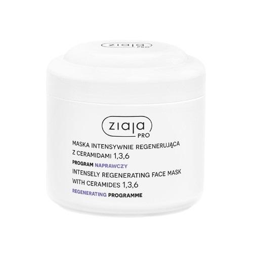 Zdjęcie produktu - Ziaja PRO Intensywnie regenerująca maska do twarzy z ceramidami 1,3,6, 200 ml