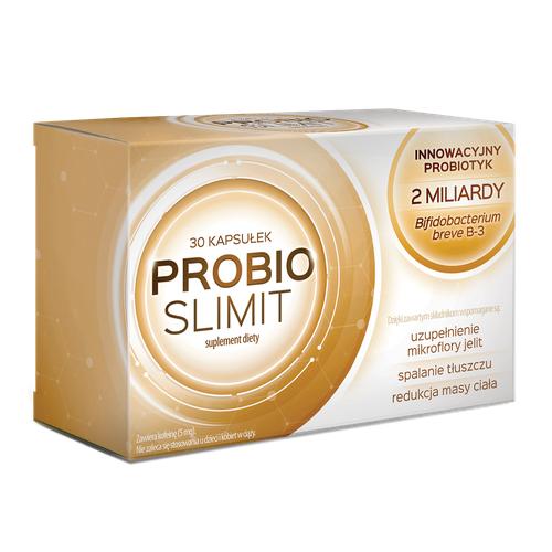 Zdjęcie produktu - Probioslimit, 30 kaps. - zawiera probiotyk Bifidobacterium breve B-3