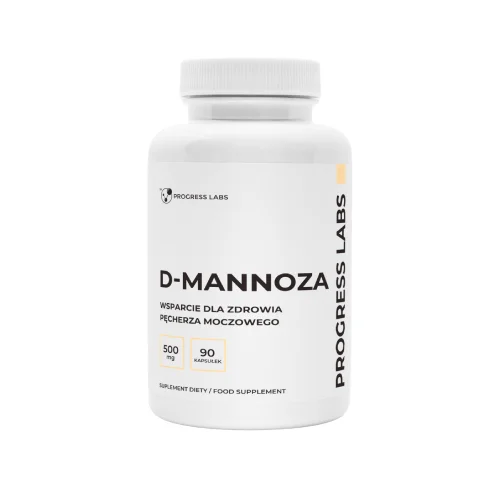 Zdjęcie produktu - Progress Labs D-Mannoza 500 mg, 90 kaps.