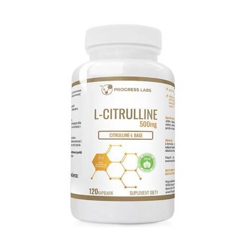 Zdjęcie produktu - PROGRESS LABS L-Citrulline 500 mg, 120 kaps.