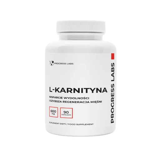 Zdjęcie produktu - Progress Labs L-Karnityna 600 mg, 90 kaps.
