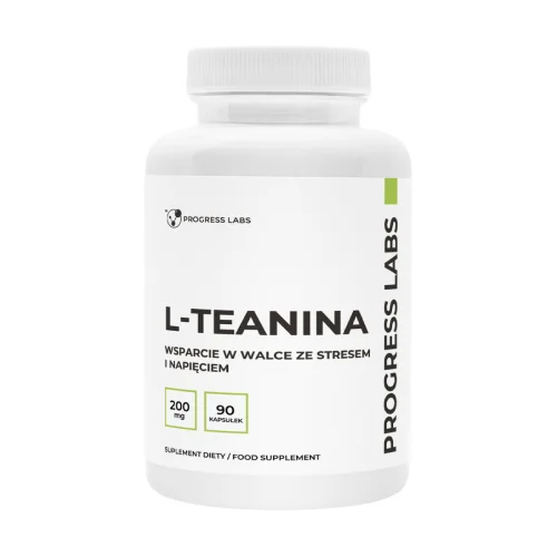 Zdjęcie produktu - Progress Labs L-Teanina 200 mg, 90 kaps.