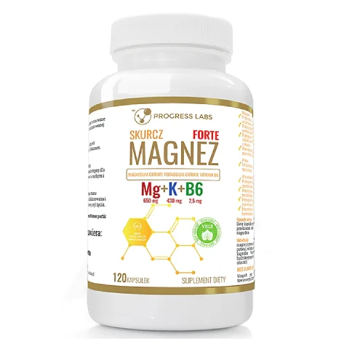 Zdjęcie produktu - Progress Labs Magnez Skurcz Forte, 120 kaps.