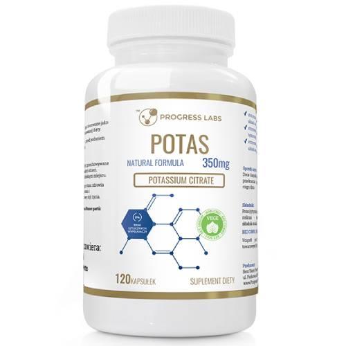 Zdjęcie produktu - PROGRESS LABS Potas 350 mg, 120 kaps.