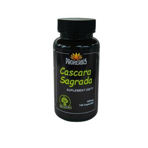 Zdjęcie produktu - Proherbis Cascara sagrada, 100 kaps.
