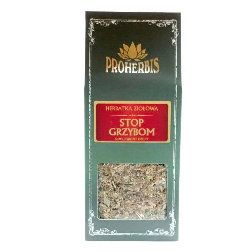 Zdjęcie produktu - PROHERBIS Herbatka Stop Grzybom, 100g