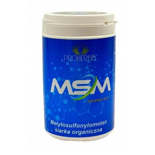 Zdjęcie produktu - PROHERBIS MSM Siarka Organiczna, 250 g