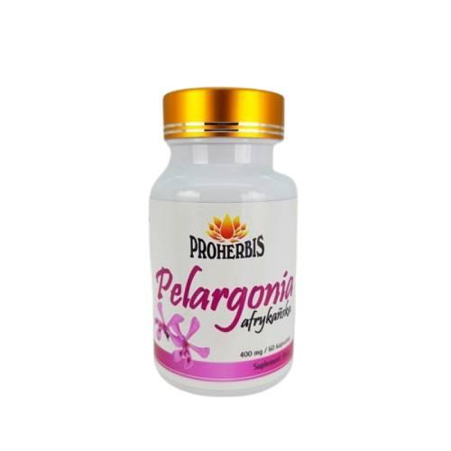 Zdjęcie produktu - PROHERBIS Pelargonia afrykańska, 60 kaps.