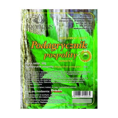 Zdjęcie produktu - PROHERBIS Podagrycznik, 50g