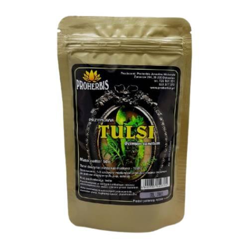 Zdjęcie produktu - PROHERBIS Przyprawa Tulsi, 50g