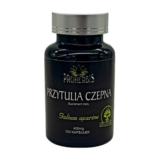 Zdjęcie produktu - PROHERBIS Przytulia czepna, 100kaps.