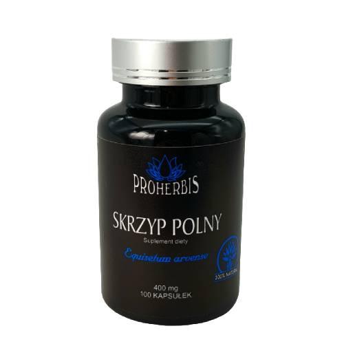 Zdjęcie produktu - PROHERBIS Skrzyp Polny, 100 kaps.