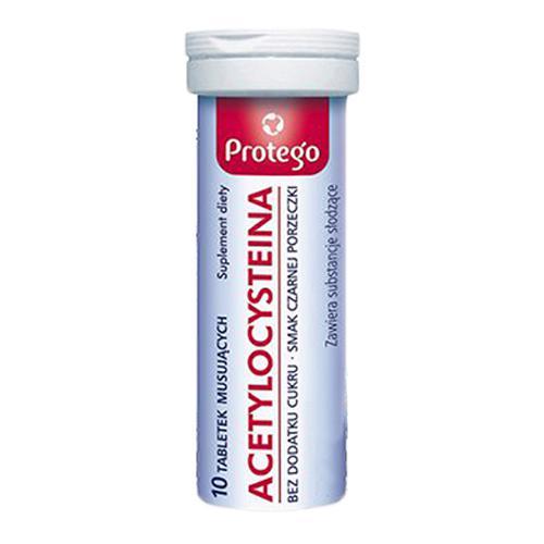 Zdjęcie produktu - Protego Acetylocysteina, 10tabl. musujących