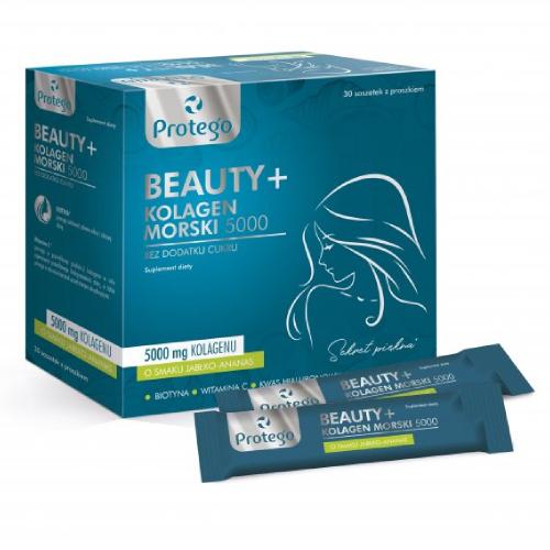 Zdjęcie produktu - Protego Beauty+ Kolagen 5000, 30 sasz.