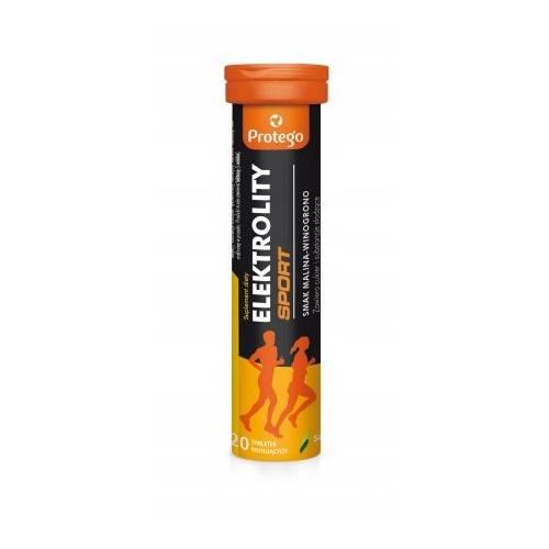 Zdjęcie produktu - Protego Elektrolity Sport, 20 tabl. mus.