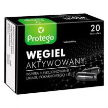 Zdjęcie produktu - Protego Węgiel aktywowany - 20 kapsułek