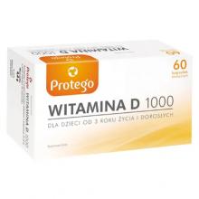 Zdjęcie produktu - Protego Witamina D 1000 - 60 kapsułek