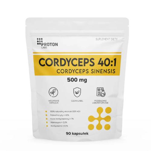 Zdjęcie produktu - Proton Labs Cordyceps 500 mg, 90 kaps.