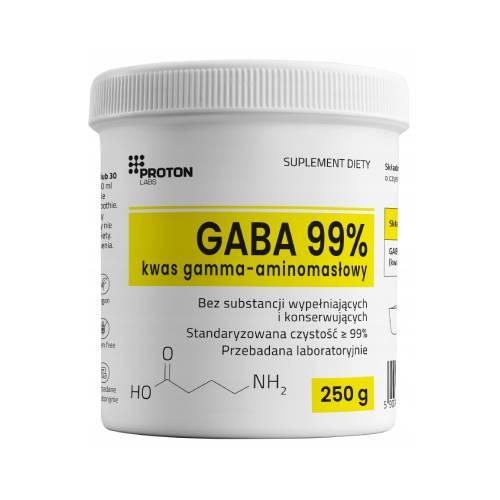Zdjęcie produktu - Proton Labs Gaba 99% kwas gamma-aminomasłowy, 250 g