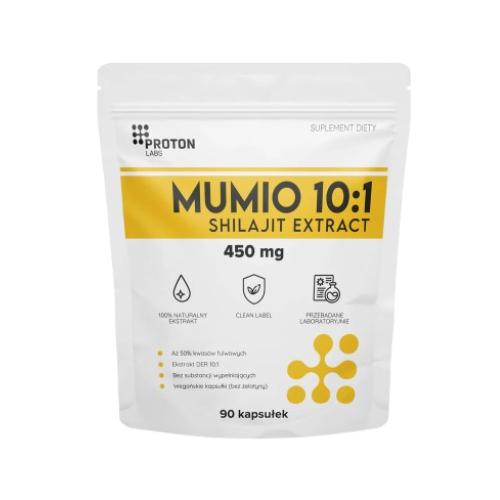 Zdjęcie produktu - Proton Labs Mumio Shilajit Ekstrakt 10:1 450 mg, 90 kaps.