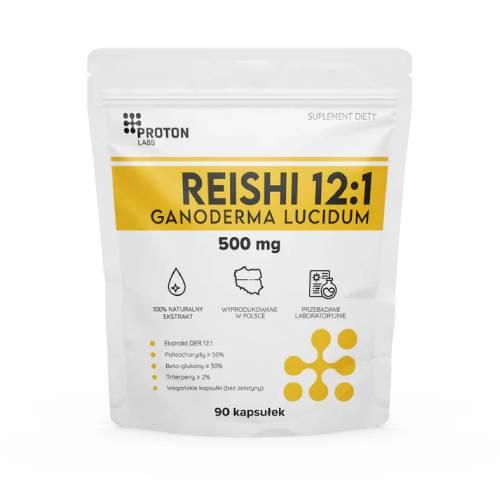 Zdjęcie produktu - Proton Labs Reishi ekstrakt DER 12:1, 90 kaps.