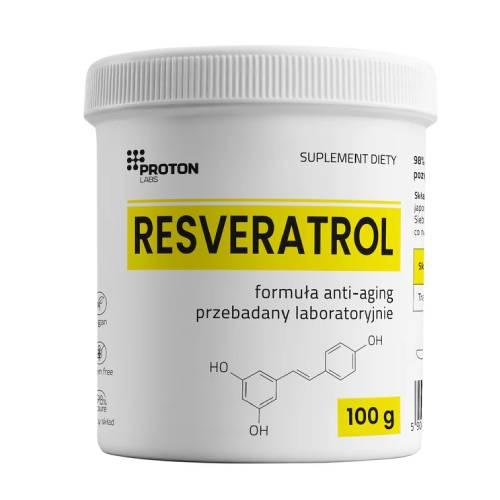 Zdjęcie produktu - Proton Labs Resveratrol, trans-resweratrol 99%, 100 g