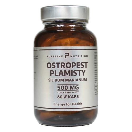 Zdjęcie produktu - Pureline Nutrition Ostropest plamisty Ekstrakt 500mg, 60 kapsułek 