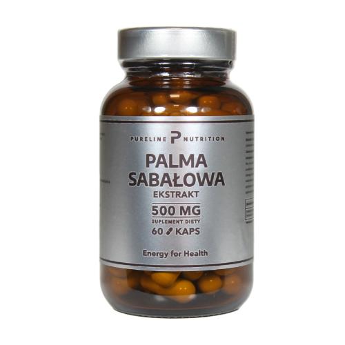Zdjęcie produktu - Pureline Nutrition Palma sabałowa ekstrakt 500 mg, 60 kaps.