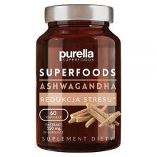 Zdjęcie produktu - PURELLA Ashwagandha Redukcja stresu, 60 kapsułek
