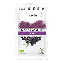 Zdjęcie produktu - PURELLA Jagody Acai BIO. Odchudzanie. Potas + Witamina A, 21g