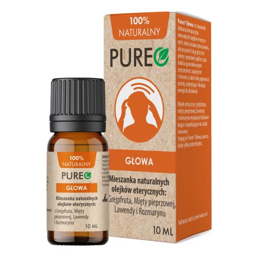 Zdjęcie produktu - PUREO Głowa Mieszanka olejk&oacute;w eterycznych, 10 ml