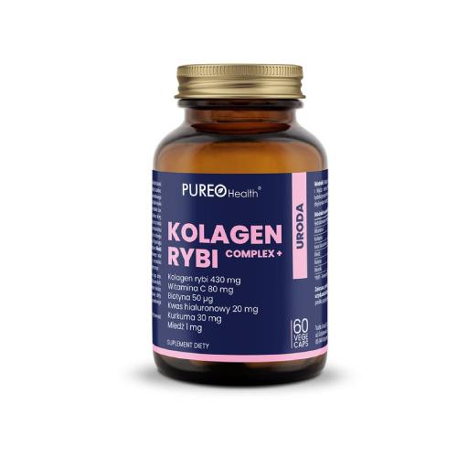Zdjęcie produktu - PUREO Health Kolagen Rybi Complex+, 60kaps.