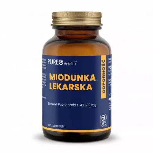 Zdjęcie produktu - Pureo Health Miodunka lekarska 500 mg, 60 kaps.