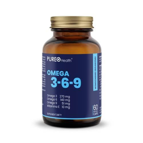 Zdjęcie produktu - Pureo Health Omega 3-6-9, 60 kaps.